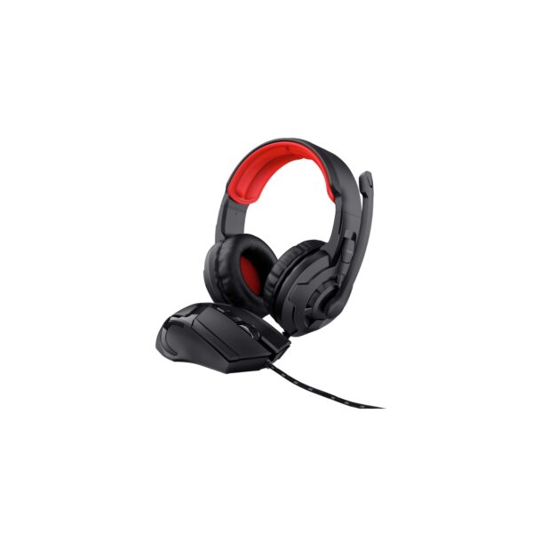 Trus- 24761 Auricular Y Casco Auriculares Alambrico Diadema Juego Negro