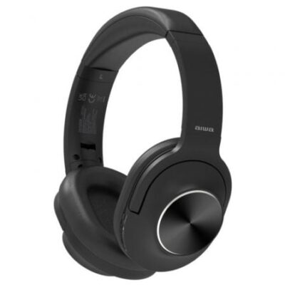 Auriculares Inalámbricos Aiwa HST-220BT/BK/ con Micrófono/ Bluetooth/ Negros