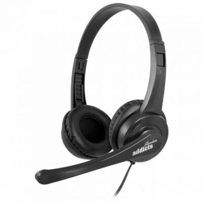 Auriculares NGS VOX505 USB/ con Micrófono/ USB/ Negros