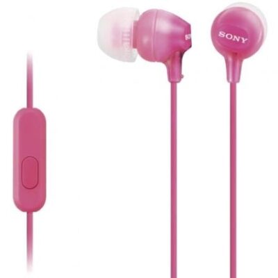 Auriculares Intrauditivos Sony MDR-EX15APPI/ con Micrófono/ Jack 3.5/ Rosas