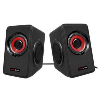 Altavoces Mars Gaming MS1/ 10W/ 2.0/ Rojos