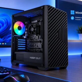 Zone Evil Core Gaming Ryzen 5 4650G/16GB/512GB/RTX 3050 Windows 11 Negro