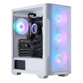Zone Evil Intel Core i5-12400F/32GB/500GB SSD/RTX5050/Wifi/Ordenador Gaming Blanco